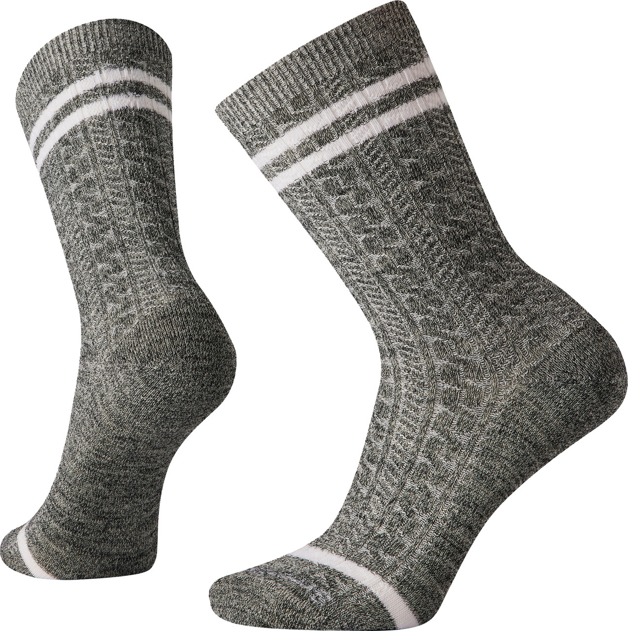 Smartwool Everyday Tube Stripe Cable Crew Socks Womens Mec