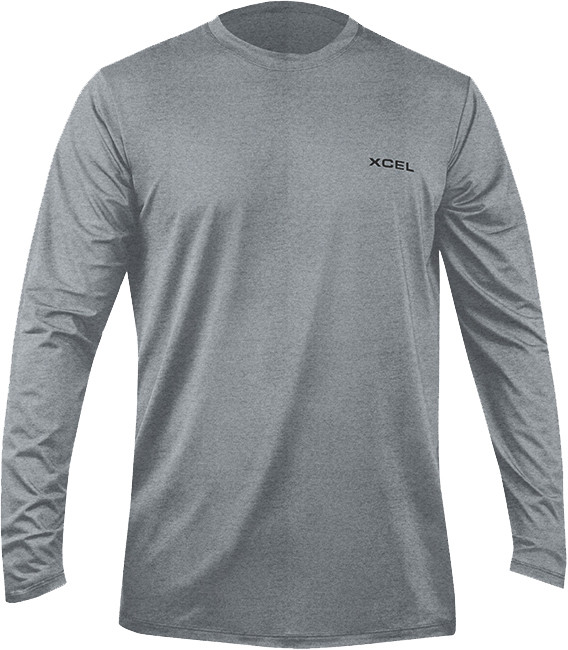 XCEL Herren Rashguard Langarm – Mit 4-Wege-Stretch, UPF 50+ UV-Schutz, Für Surf & Wassersport