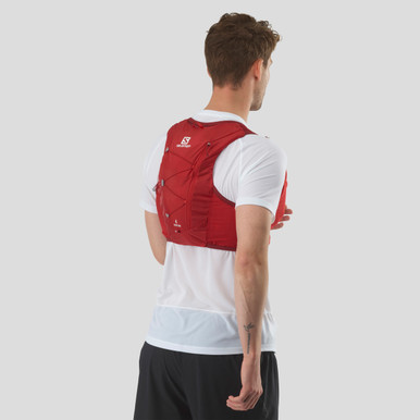 Salomon Active Skin 4 Set padded vest in red