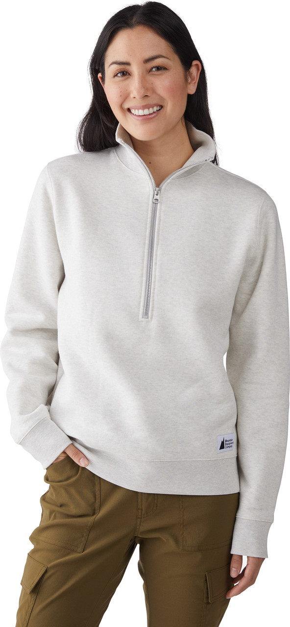 Ridgecut FLIN23-9317 Grey-Colored Women's Full Zip Logo Fleece