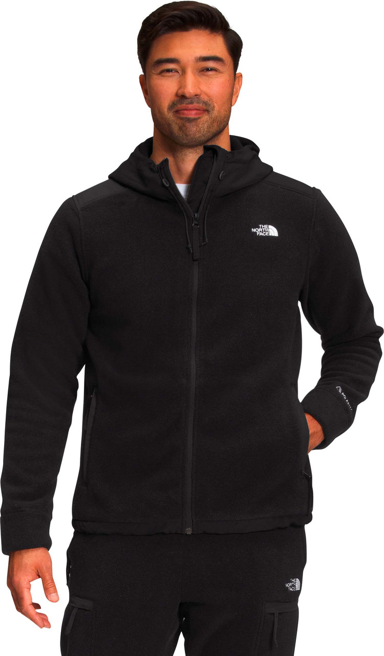 THE NORTH FACE Men's Alpine Polartec 200 ¼ Zip Fleece Jacket, Meld Grey/Tin  Grey, Small at  Men's Clothing store