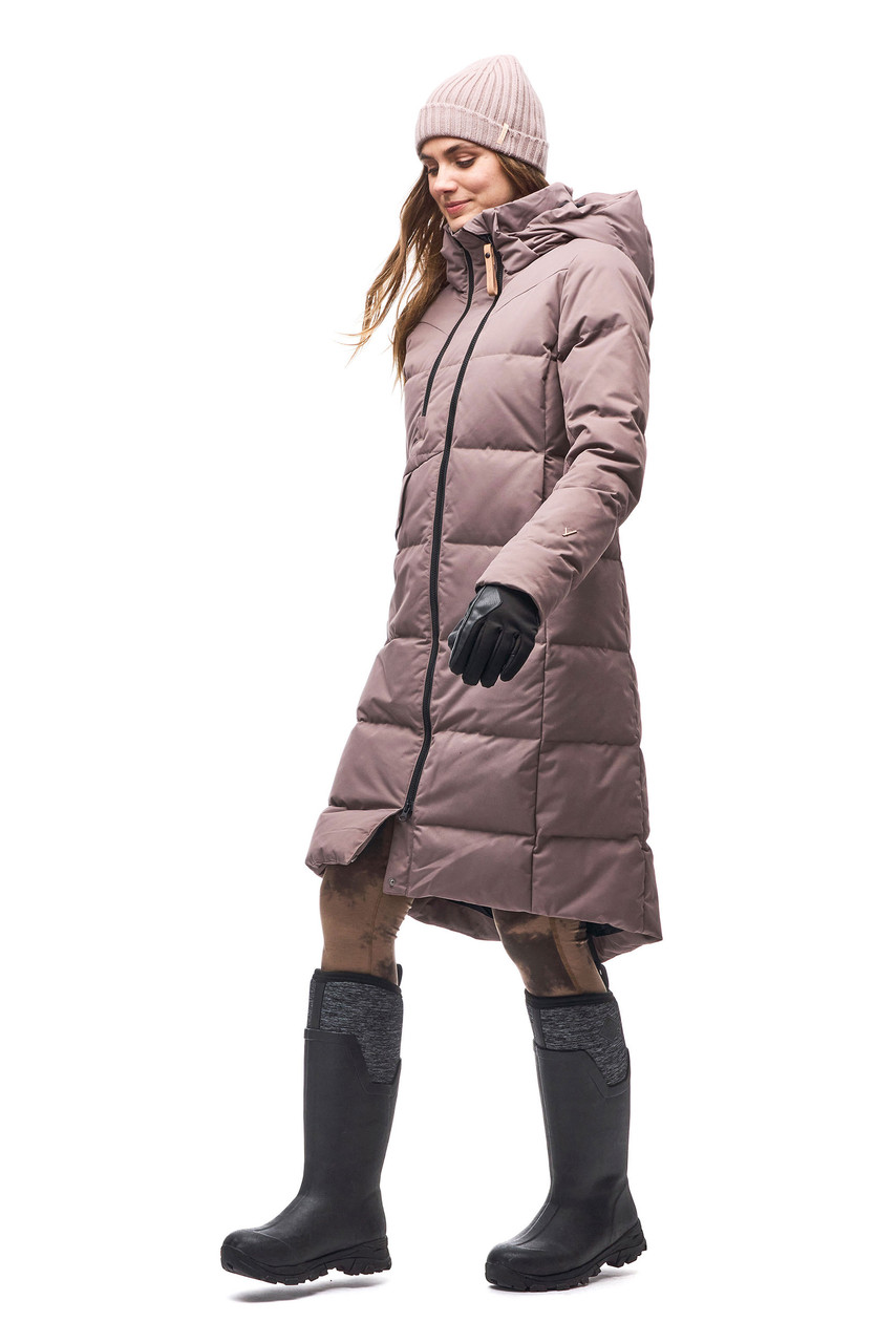 Long, puffer coat, women