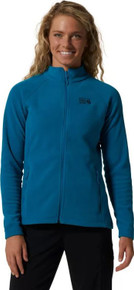 Mountain Hardwear Women's Polartec Microfleece Full Zip, Stone Green,  Medium at  Women's Coats Shop