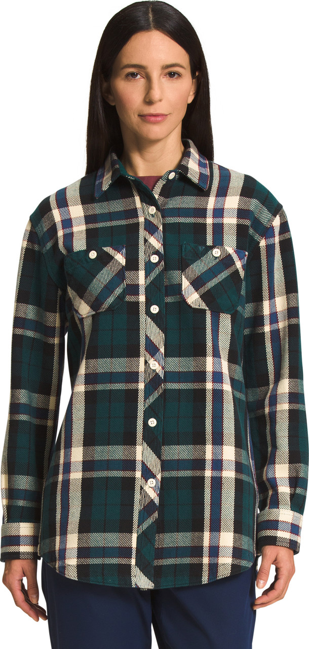 The North Face Valley Twill Flannel Shirt Womens Mec 