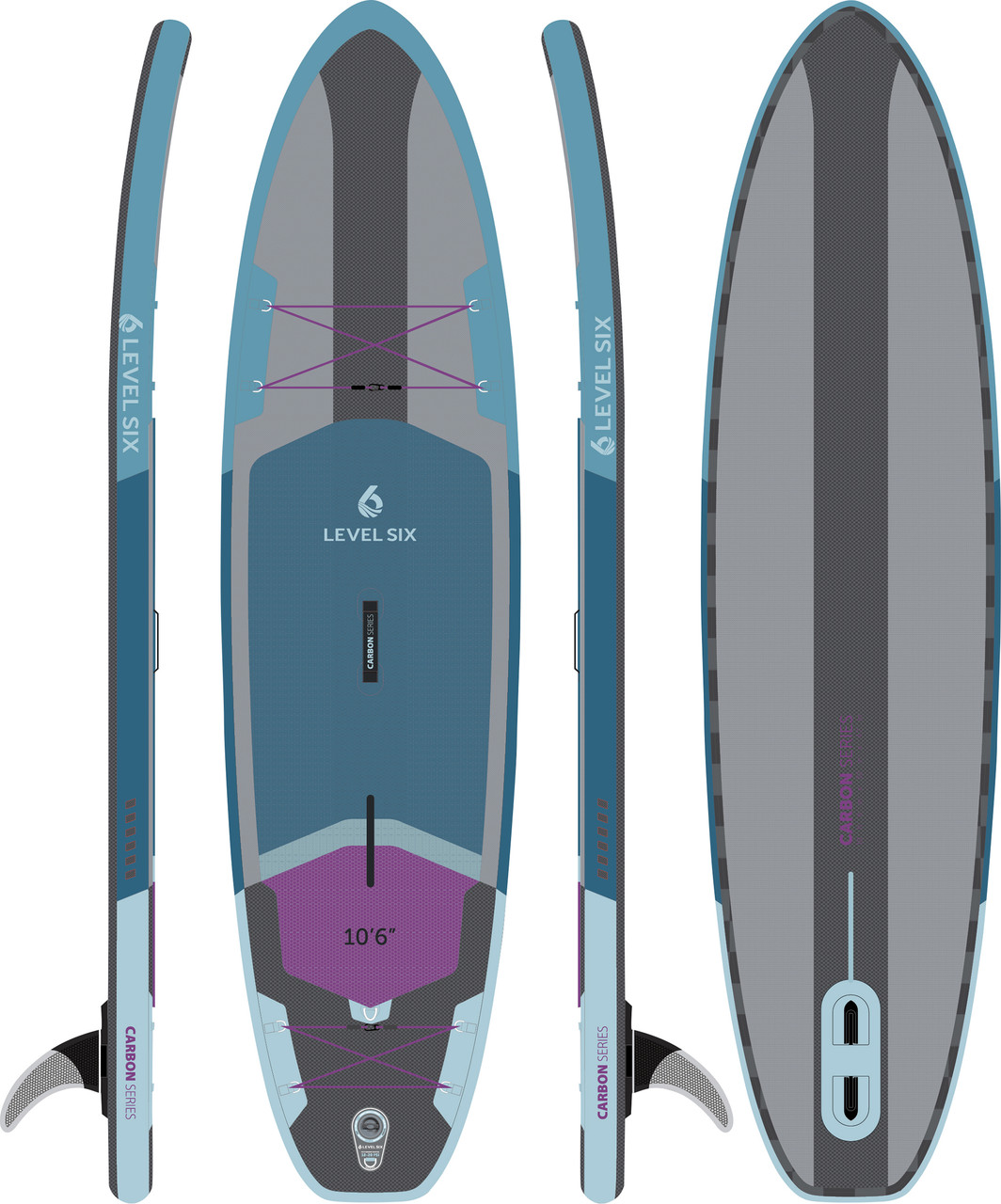 Level Six Ten Six Carbon Inflatable SUP Package - Unisex | MEC