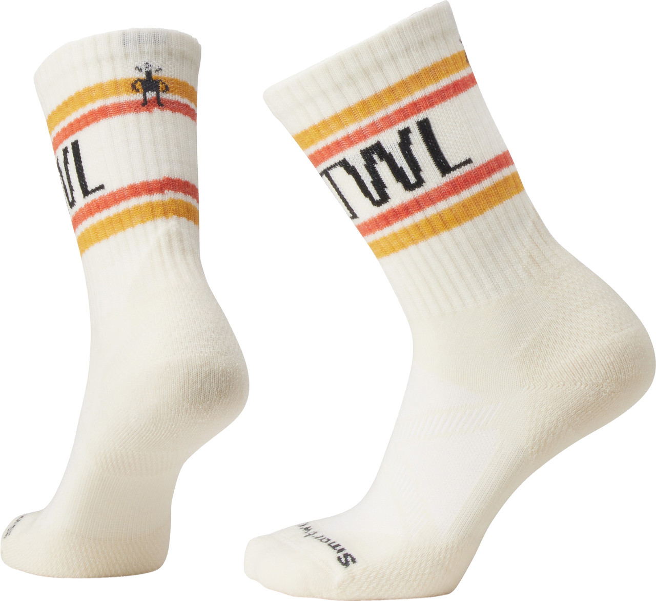 Athletic Targeted Cushion Stripe Crew Socks