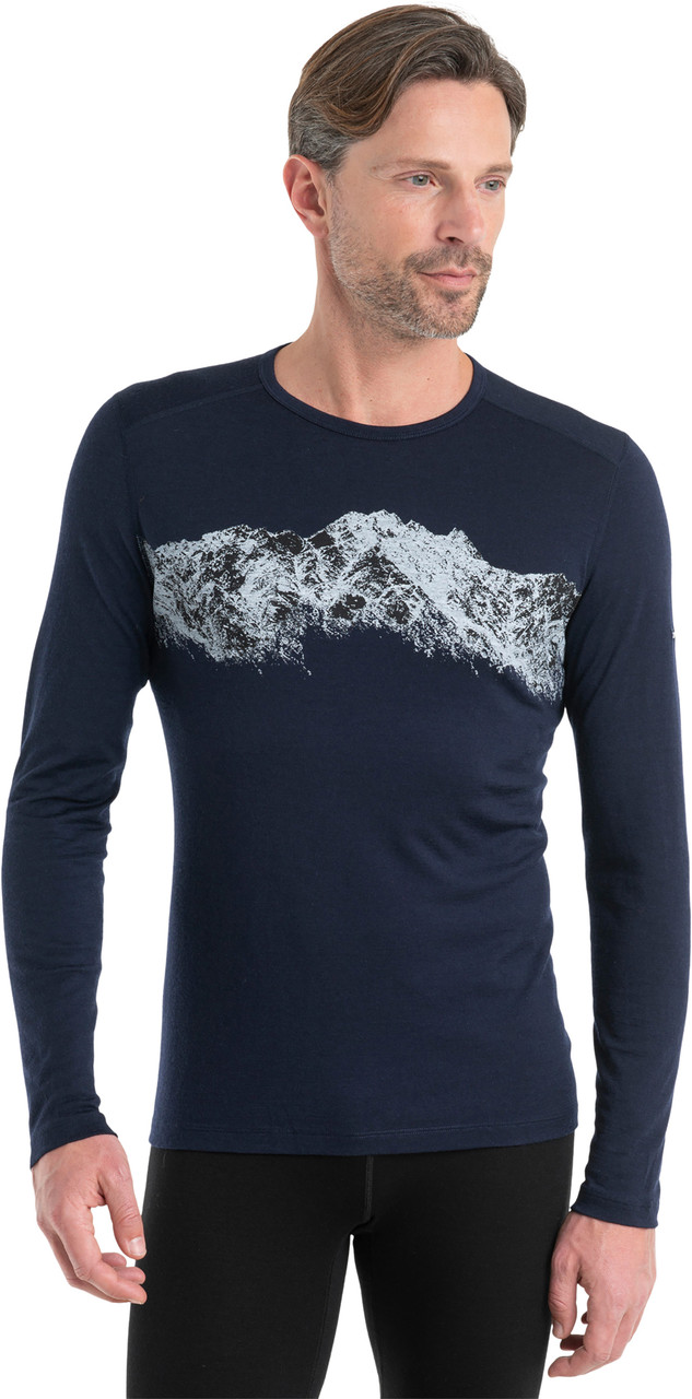 Merino 200 Oasis Long Sleeve Crewe Thermal Top - Icebreaker (CA)