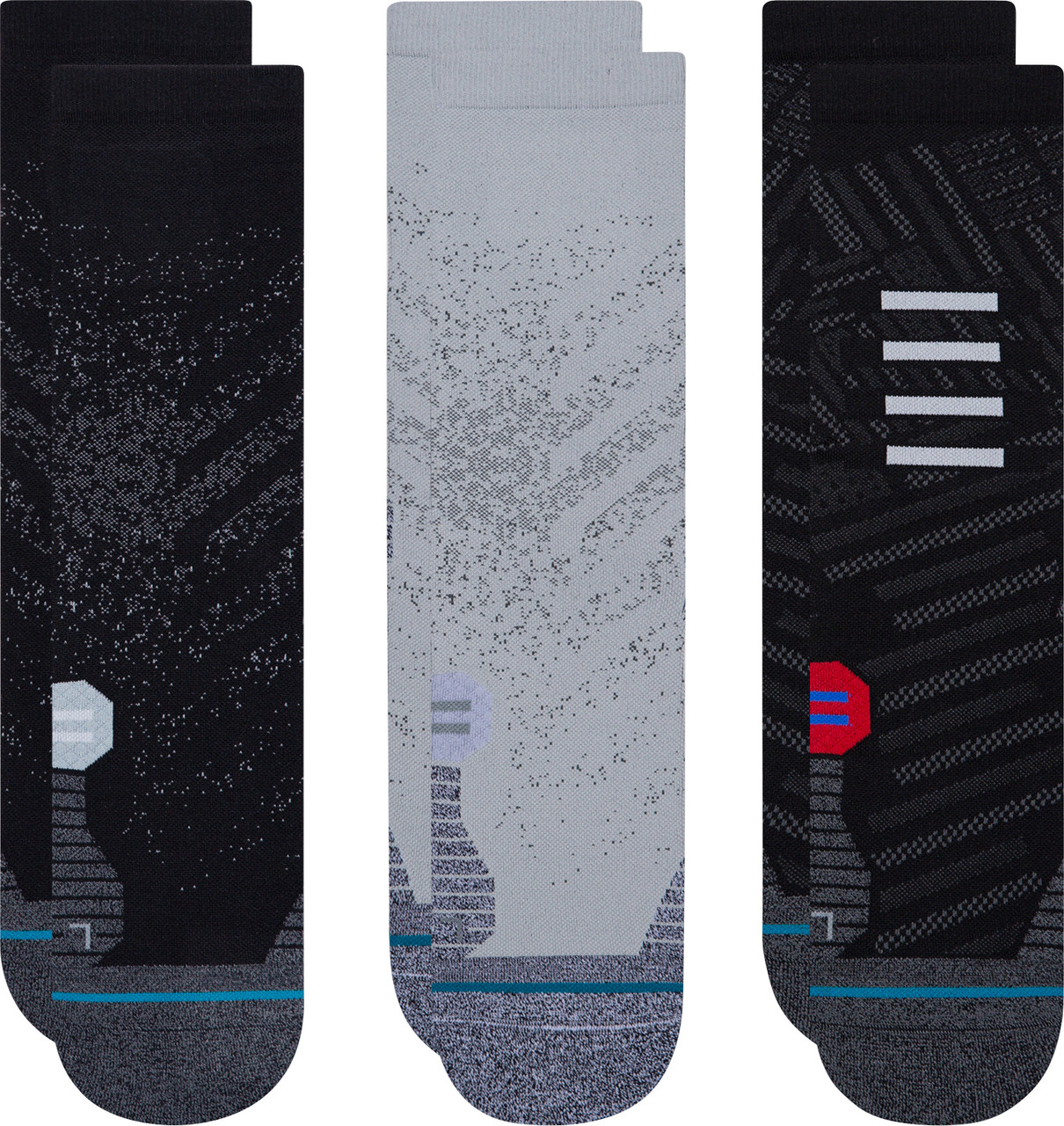 Stance Casual Cotton Blend No Show Navy Blue Socks 3-pack Size S (NWT