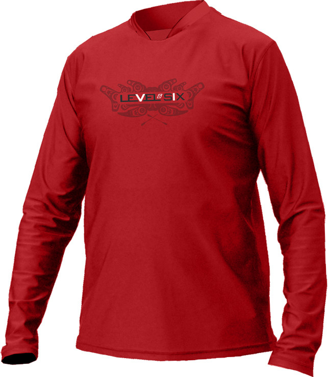 Long Sleeve Sun Protection Shirt - Gtechniq Red - Gtechniq USA