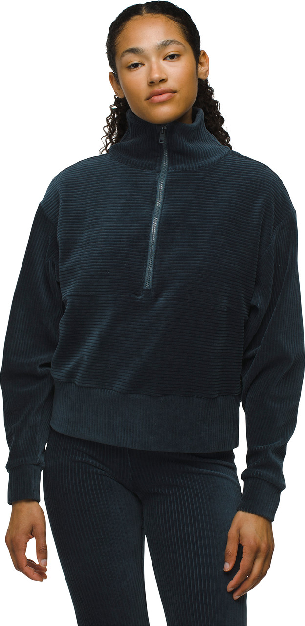 Veste Polaire Noire Prana Pour Femme – L Avec Capuche Et Poches