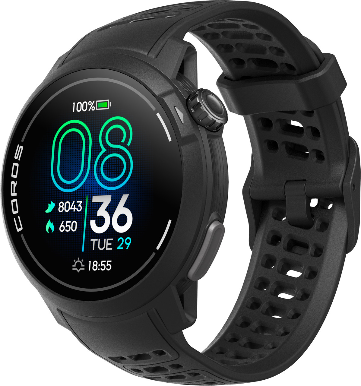 Coros Pace Pro Silicone Band GPS Sports Watch | MEC