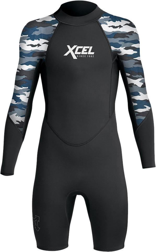 Xcel Axis 2mm Long Sleeve Springsuit Youths MEC