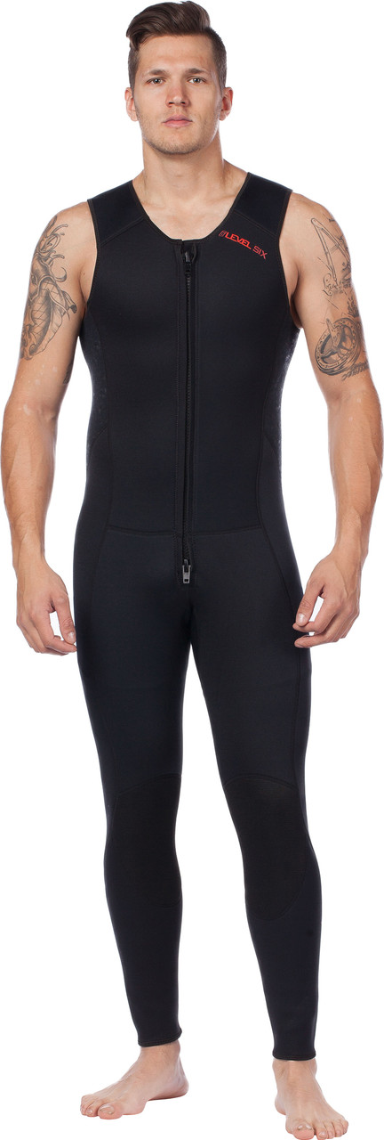 Level Six Farmer John Front Zip Neoprene Wetsuit - Men's