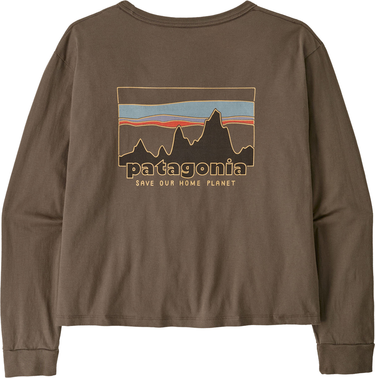 Patagonia Long Sleeve '73 Skyline Easy Cut Organic T-Shirt - Women's | MEC