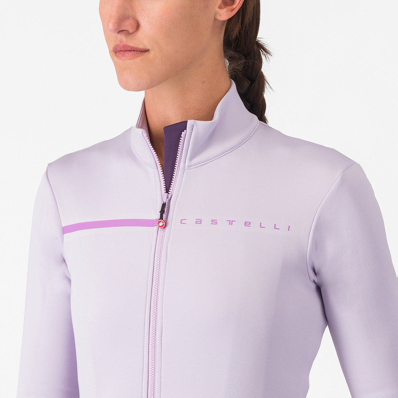 【レディース】CASTELLI SINERGIA 2 JERSEY FZ ピンク Castelli Sinergia 2 Jersey FZ - Women's | MEC