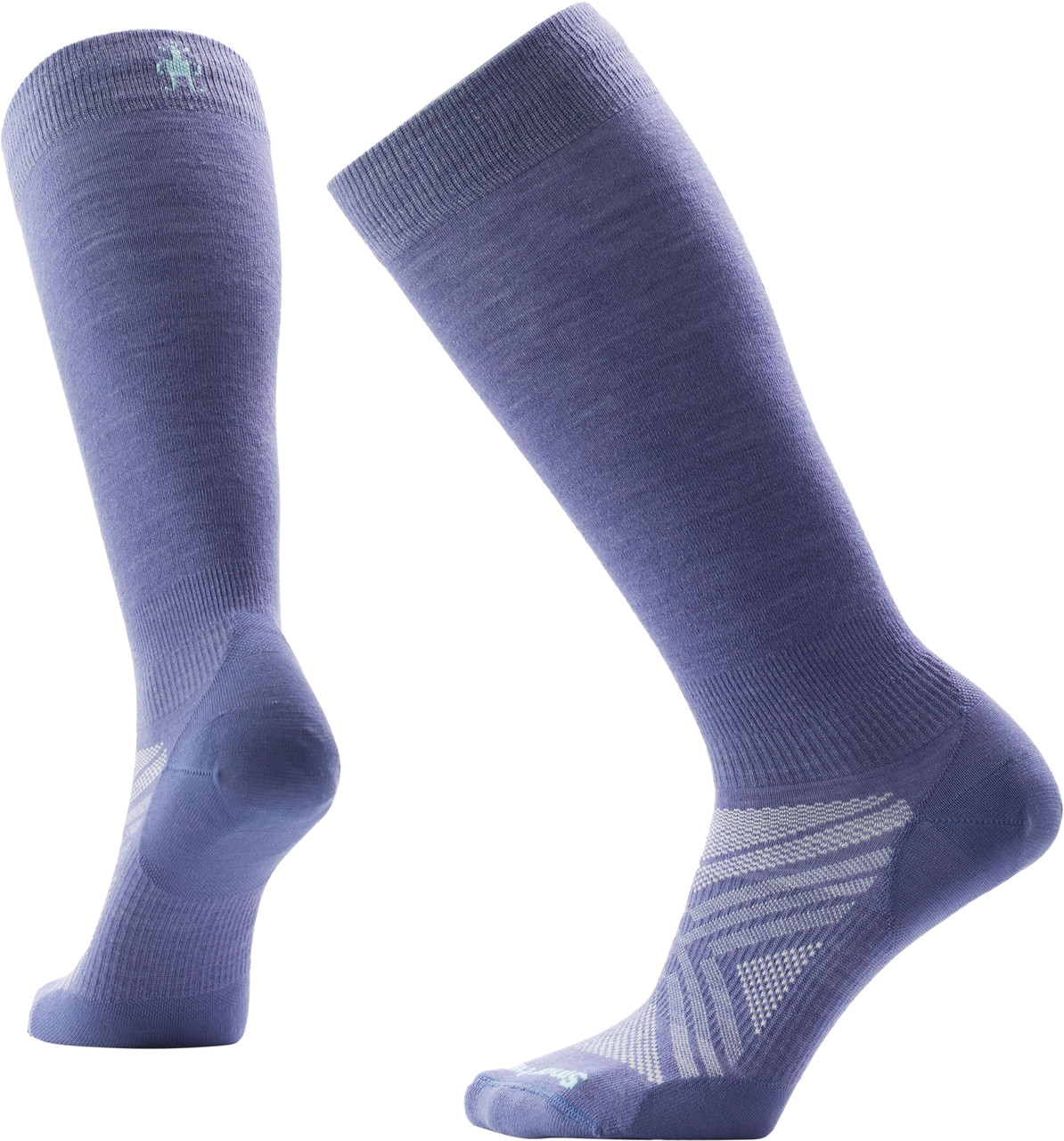 Smartwool Ski Zero Cushion Extra Stretch OTC Calzini, Charcoal, M Unisex- Adulto