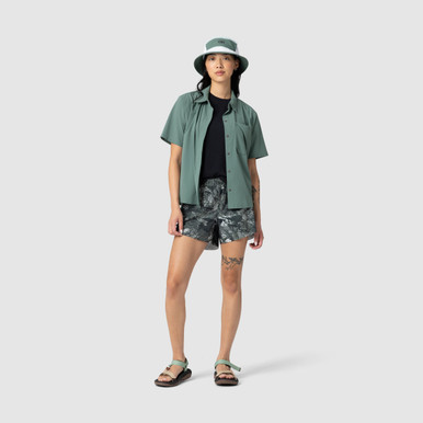 Cantal Shop | CHEMISE MANCHES COURTES BLEU CIEL SALERS 15