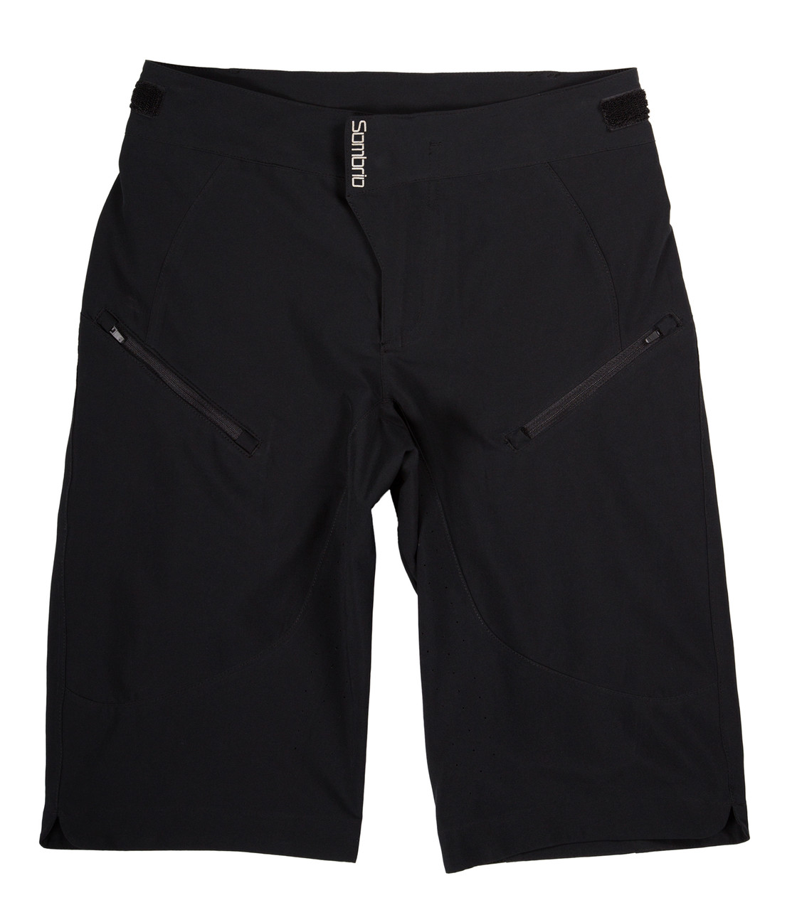 Black & Black Macramé Athletic Shorts - Brío Soul Apparel