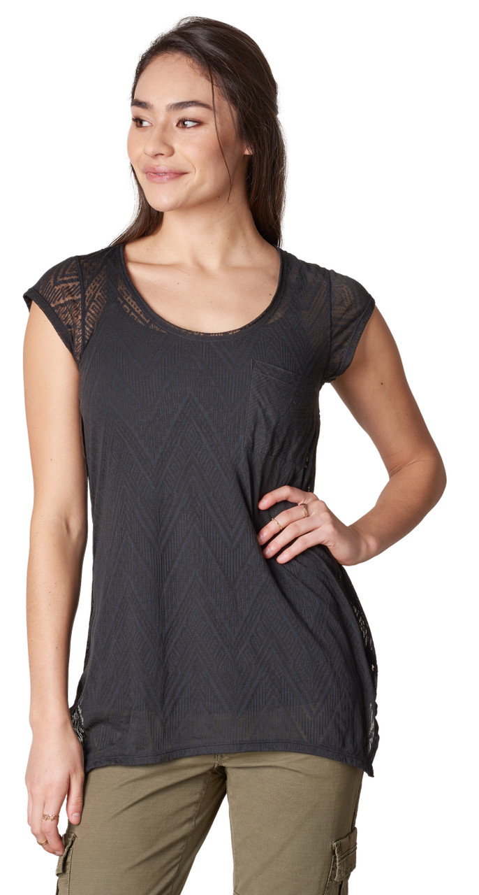 Maillot De Bain Une Pièce PRANA Loren Femme - Taille L, Noir Côtelé - Occasion Très Bon état, Avec Rembourrage