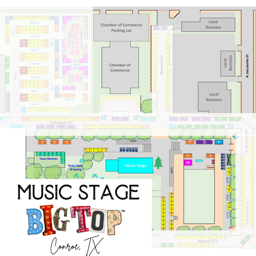 MUSIC STAGE Outdoor/Bring Your Own Tent - Registration - Conroe, TX - Saturday, Nov 19 and Sunday, Nov 20, 2022 - Heritage Park Place - Exhibitor Registration