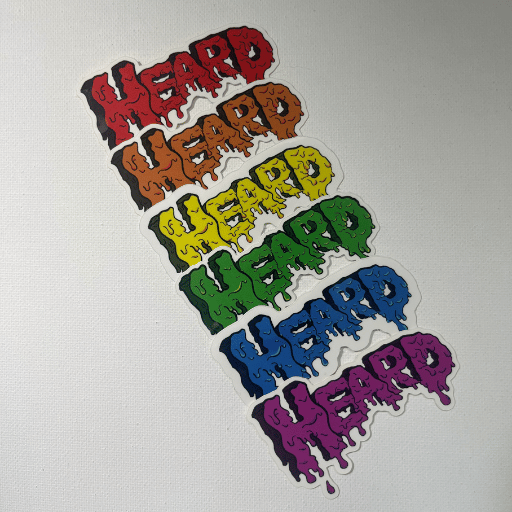 Heard Sticker 6 Pack