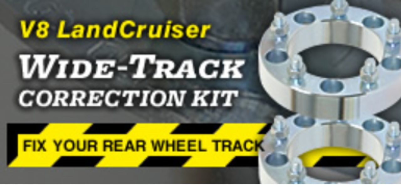 79 Series LandCruiser 1.5" WideTrack Wheel Spacer Kit Snake Racing