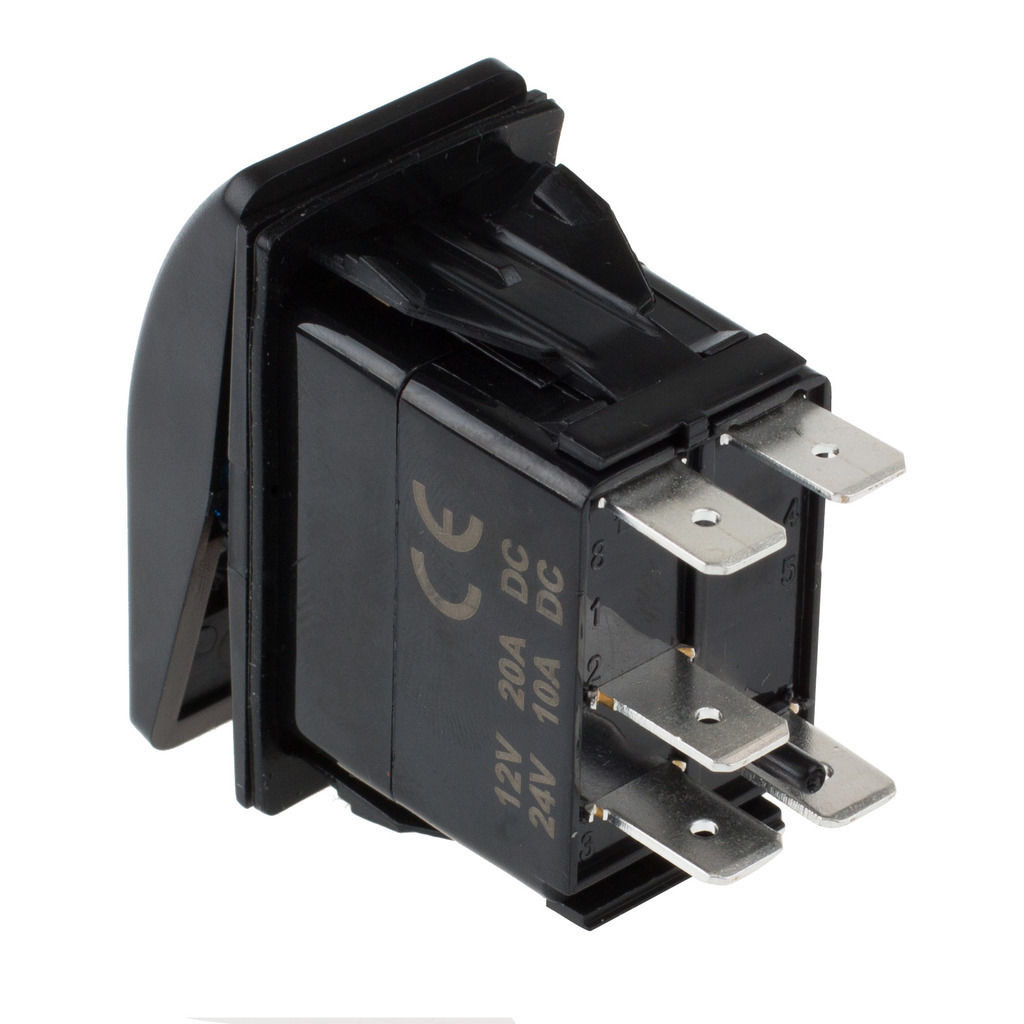 Carling Rocker Switch Blue LED LIGHT BAR Snake Racing