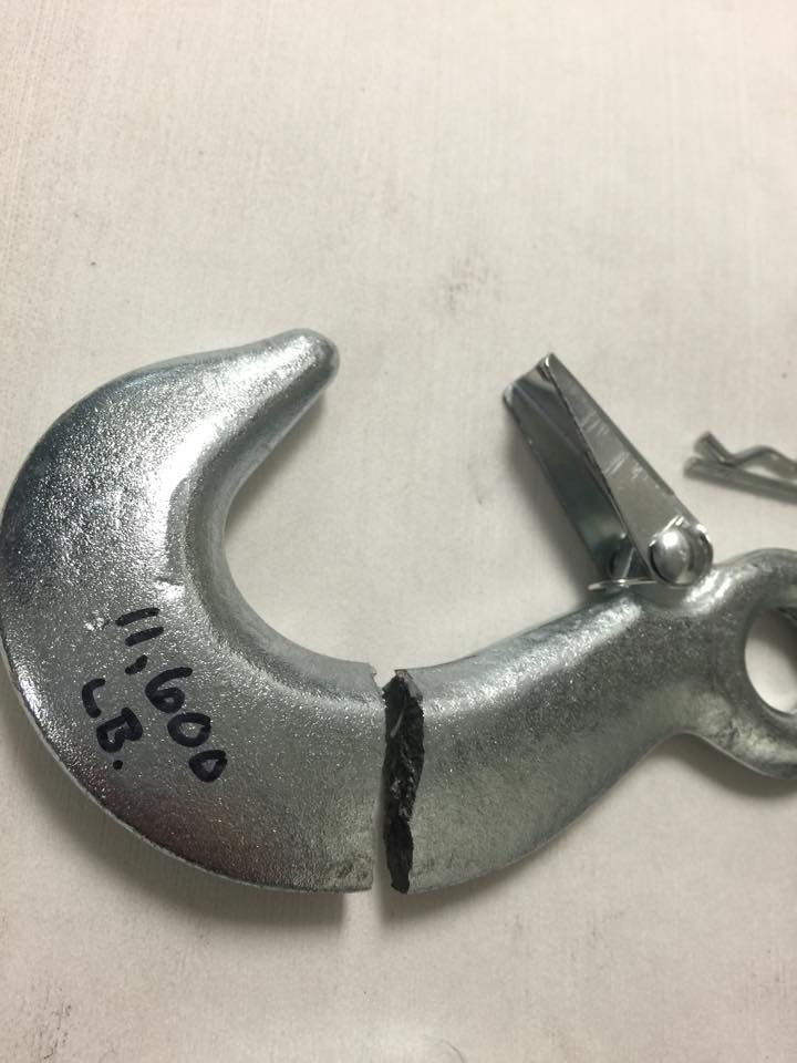 Yellow Expert FlatLink E Winch Recovery Hook Snake Racing