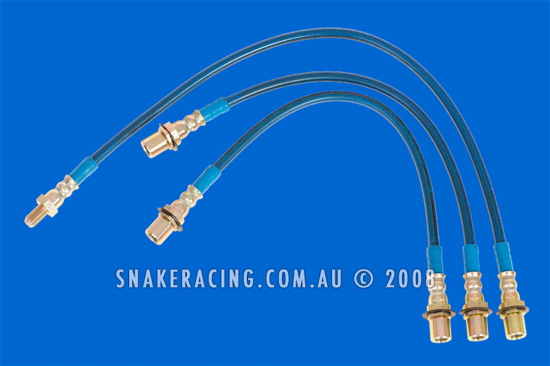 2015+ Hilux Braided Brake Line Kit Snake Racing