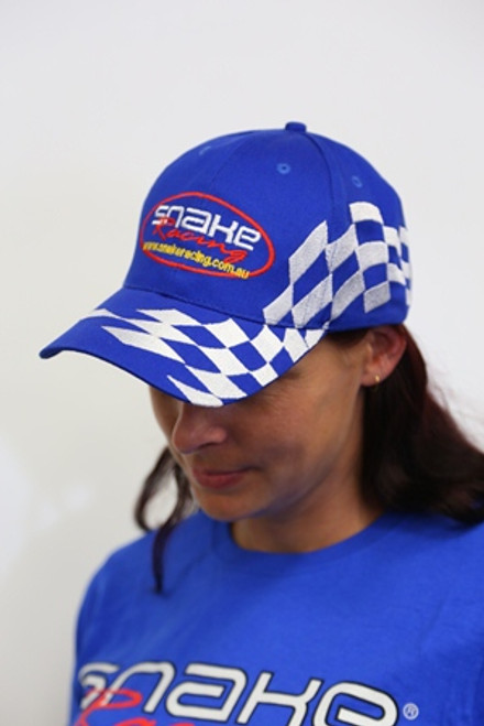 Snake Racing Baseball Cap Blue