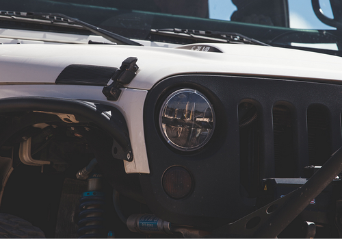 JK Jeep 7" Round LED Headlight - Pair