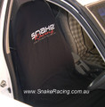 Snake Racing Black Seat Cover