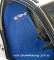 Snake Racing Blue Seat Cover