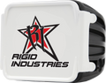 White opaque Cover with Printed Rigid industries logo