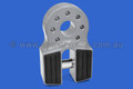 Rubber Protecting pads stops damage to your rollers or fairleads 