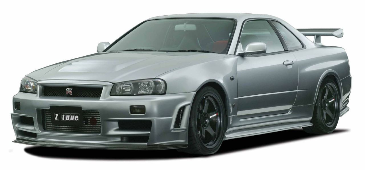 ニッサン スカイライン GT-R BNR34 フロント バンパー リテーナー スカイライン[SKYLINE] GT-R BNR34 BNR34フロントカナードタイプ1専用