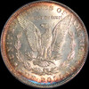 PCGS MS63 1897 Morgan Silver Dollar Pitted Reverse California VAM-6A, A Top 100 Variety toned