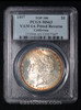 PCGS MS63 1897 Morgan Silver Dollar Pitted Reverse California VAM-6A, A Top 100 Variety toned