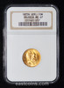 NGC MS67 1872-A Germany Prussia 10 Marks Gold Coin