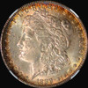 NGC MS62 1889 Morgan Dollar - Amazing reverse toning