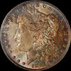 PCGS MS64 1884-O Morgan Dollar - nice rainbow toning!!!