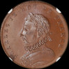 NGC MS64 ND (1830-1848)  "Kings of France - Charles IX (1550-1574)" Bronze Medal