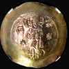 NGC MS 4/5 4/5 1143-1180 BYZANTINE EMPIRE Manuel I Comnenus Gold EL Aspron Trachy (30mm, 3.64 gm, 6h)