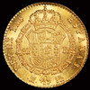 PCGS MS62 1822-M SR SPAIN Ferdinand VI Gold 80 Reales de Vellon, Madrid Mint.