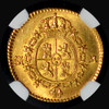 NGC MS62 1788 M-M Spain Charles III gold 1/2 Escudo Madrid mint KM425.1. MM out