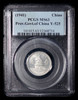 PCGS MS63 1941 PROVISIONAL GOVERNMENT of CHINA 1 Chiao Y-525