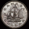 NGC MS64 1949 CANADA 'Newfoundland' Silver Dollar "The Matthew" toned!!