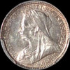 PCGS PL64 1895 Great Britain Queen Victoria Silver 2 Pence