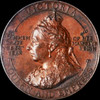 PCGS MS63 1897 Great Britain Queen Victoria to Sheffield Town Hall Opening Medal