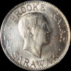 PCGS MS64 1927-H Sarawak 10 Cents KM-16. - rare high grade!!